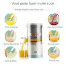 Mini Maquina de Fazer Suco Portátil Sem Fio Recarregável