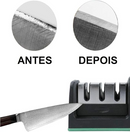 Amolador Afiador De Facas 3 Afiações Linha Profissional