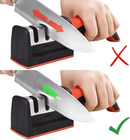 Amolador Afiador De Facas 3 Afiações Linha Profissional