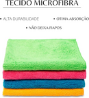 Pano Microfibra Automotiva Flanela Anti-risco 30x30 (5 Uni)