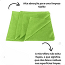 Pano Microfibra Automotiva Flanela Anti-risco 30x30 (5 Uni)