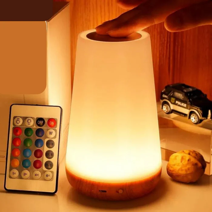 Luminária Led Recarregável com Controle Remoto 13 Cores