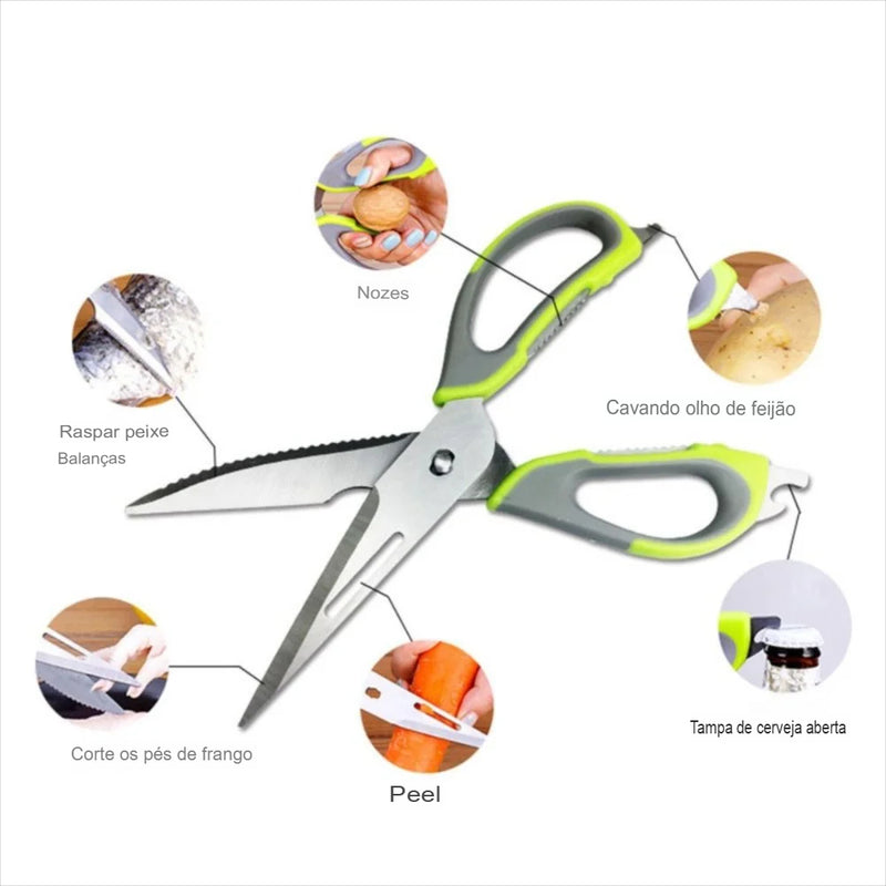 Tesoura de Cozinha e Churrasco Multiuso MIGMELL