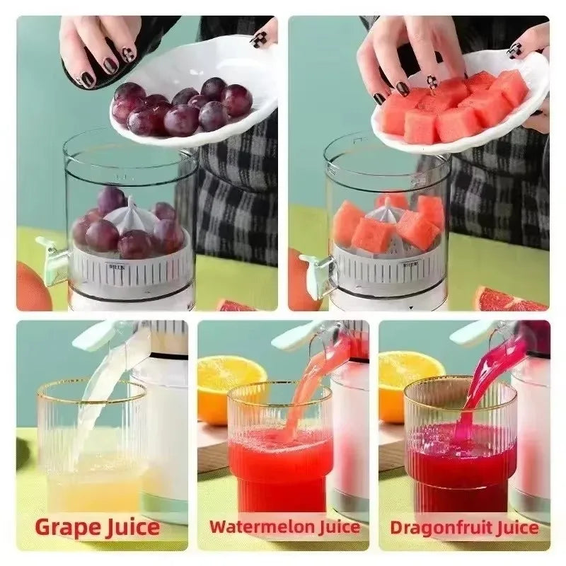 Mini Maquina de Fazer Suco Portátil Sem Fio Recarregável