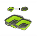 Escorredor Retrátil de Silicone para Lavar Frutas e Vegetais