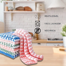 Kit de Panos Mágicos de Microfibra Reutilizável | MaxClean